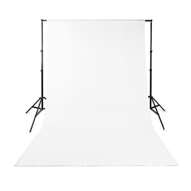 Bakgrund för fotostudio | 2.95 x 2.95 m | Vit