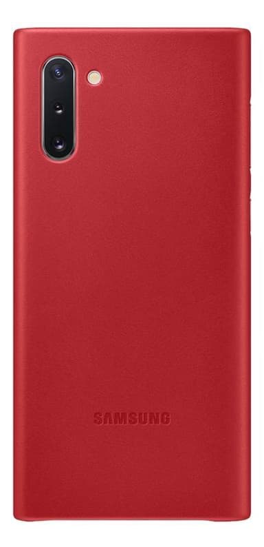 Samsung Leather cover for Samsung Note 10 Red