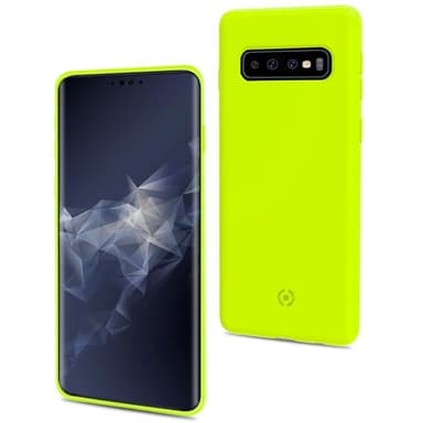 Celly Shock Cover Galaxy S10 Gul