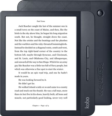 Kobo Libra H20 läsplatta (svart)
