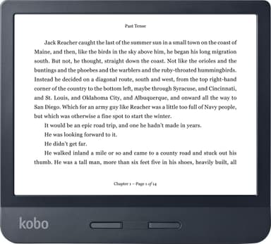Kobo Libra H20 läsplatta (svart)