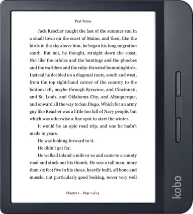 Kobo Libra H20 läsplatta (svart)