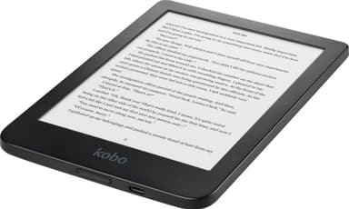 Kobo Clara HD läsplatta (svart)
