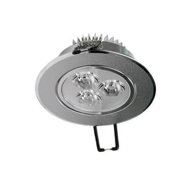 ECD Germany 3-pack LED-infälld strålkastare 3W 230V - Ø8,5cm - 214 lumen -