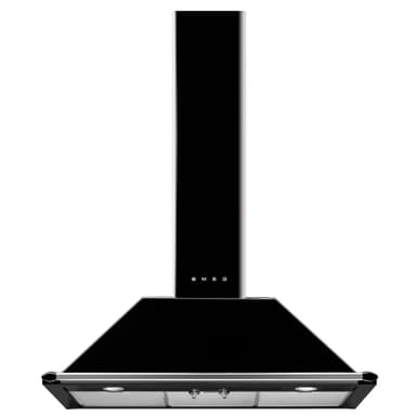 Smeg Serie Victoria Vägghängd Köksfläkt KT90BLE (svart 90cm)