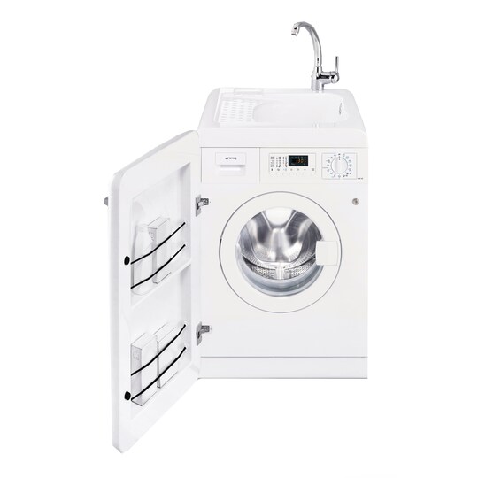 Smeg Retro Tvättmaskin LBL14B (vit)
