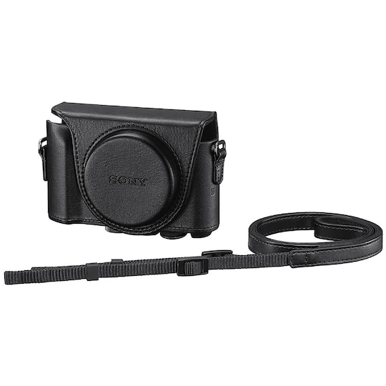 Väska till Sony CyberShot HX90V och WX500 (svart)