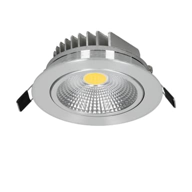 3x LED COB infällda spotlights infälld armatur Spotlight lampa runt 5W Varmvit