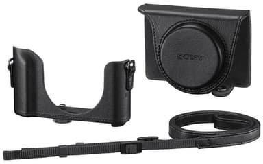 Väska till Sony CyberShot HX90V och WX500 (svart)