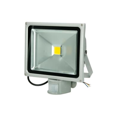 ECD Germany 10 delar LED-strålkastare utomhus 30W med rörelsedetektor - 6000K