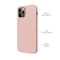 iPhone 12 Pro Max   Flytande silikonskydd mobilskal- Pink