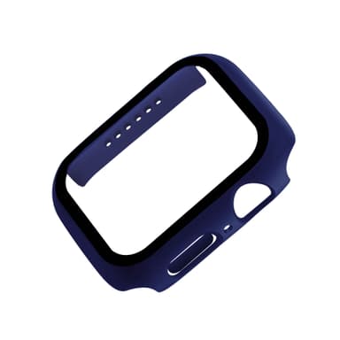 Apple Watch Härdat glas skärmskydd fodral 44 mm Blue