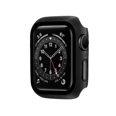 Apple Watch Härdat glas skärmskydd fodral 44 mm Black