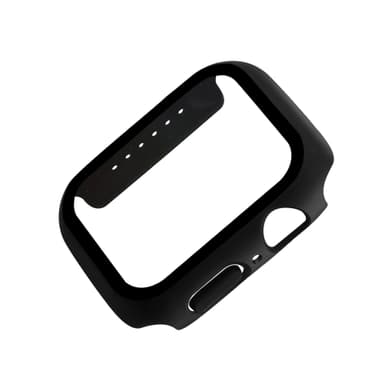 Apple Watch Härdat glas skärmskydd fodral 44 mm Black