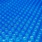 ECD Germany pool sol film Omkring 5 m diameter 400 um blå, PE bubbelplast,