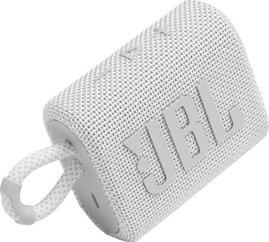 JBL GO 3 trådlös högtalare (vit)