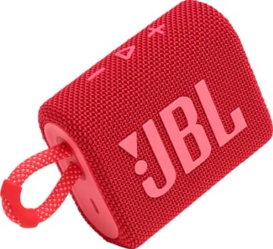 JBL GO 3 trådlös högtalare (röd)