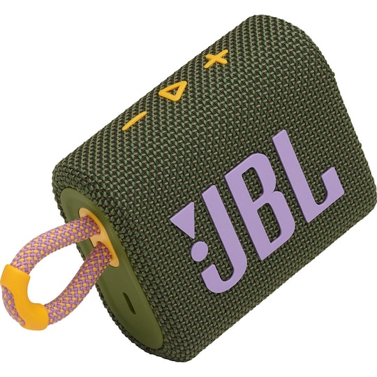 JBL GO 3 trådlös högtalare (grön)