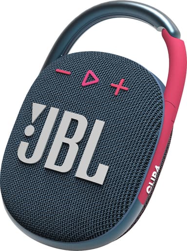 JBL Clip 4 trådlös högtalare (blå/rosa)