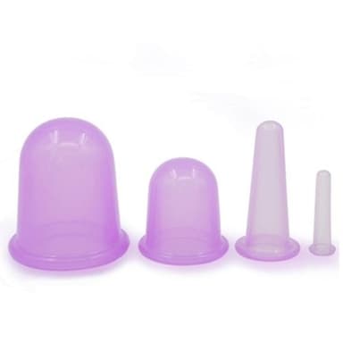 Koppning - vakuumkoppar för massage / cellulitbehandling 4-pack