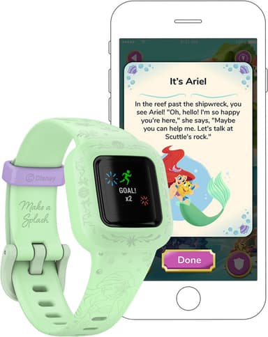 Garmin Vivofit Jr. 3 activity tracker (Disney, The Little Mermaid)
