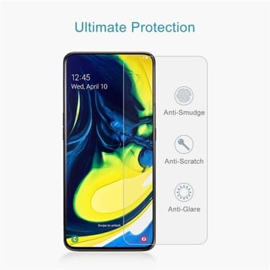 Skärmskydd i härdat glas till Galaxy A80