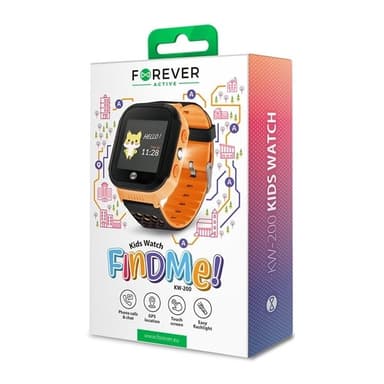GPS Barnklocka - Find Me  KW200 ( orange)