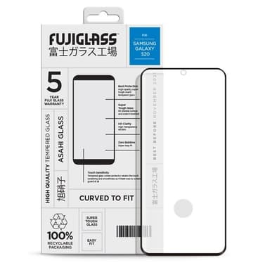 Fuji Curved Skärmskydd till Samsung Galaxy S20 Klar/Svart