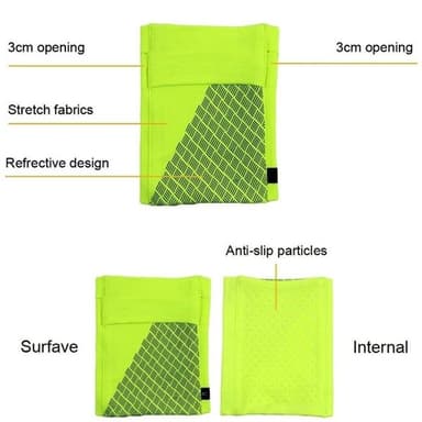 Sportarmband Mobiltelefon med reflex - Large
