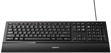 Logitech K740 Illuminated tangentbord (svart)