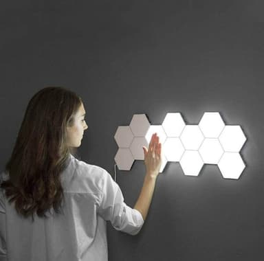 Honeycomb touch känslig lampa - 6 pack i olika färger