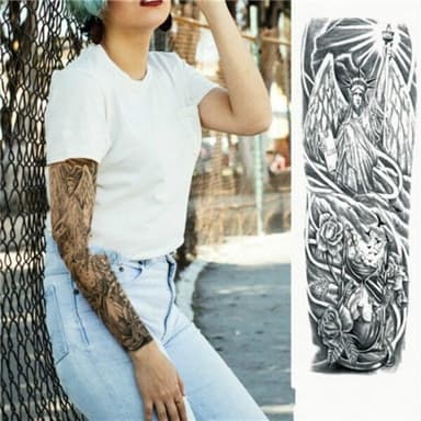 Tatuering sleeve- Frihetsgudinnan
