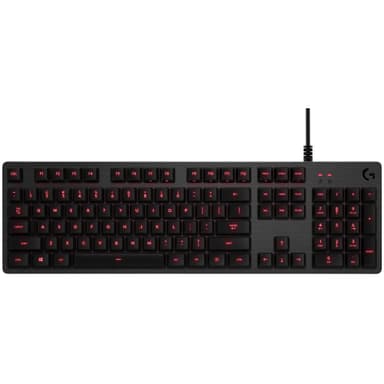 Logitech G413 tangentbord gaming (svart/röd) Logitech G413 tangentbord gaming (svart/röd)