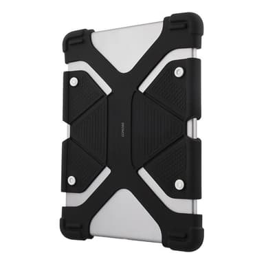DELTACO ShockProof Skal i silikon för 9-11,6" surfplattor Svart