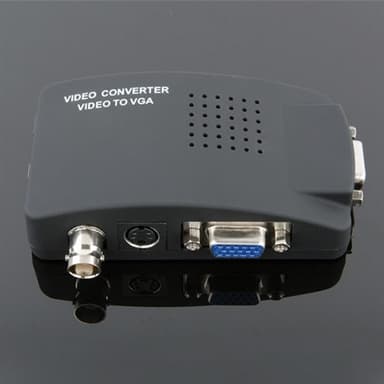 Adapter BNC / S-Video till VGA Video Konverterare