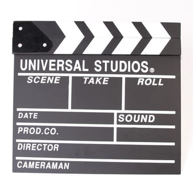 Filmklappa 30x27cm -  Tagning pågår