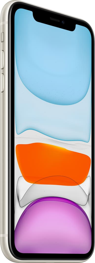 iPhone 11 smartphone 64GB (vit)