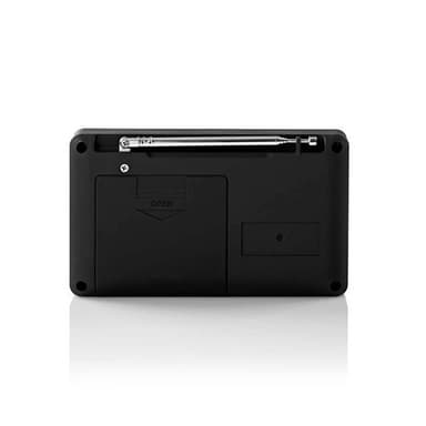 Nedis FM Radio - USB & microSD Svart/Grå