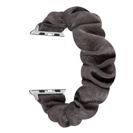 Armband Scrunchie Apple Watch Series 5 & 4 40mm / 3 & 2 & 1 38mm - Grå