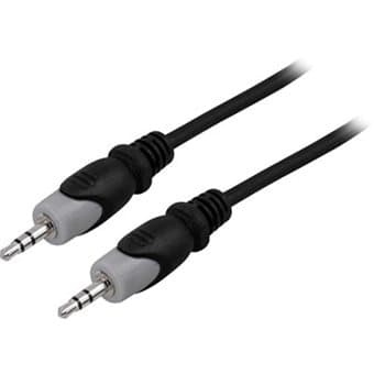Ljudkabel, 3,5mm hane - hane, 10m