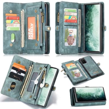 CASEME Samsung Galaxy Note 20 Ultra Retro läder plånboksfodral