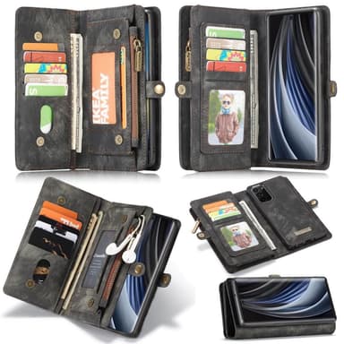 CASEME Samsung Galaxy Note 20 Retro läder plånboksfodral