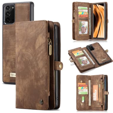 CASEME Samsung Galaxy Note 20 Ultra Retro läder plånboksfodral