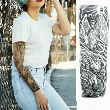 Tatuering sleeve- Frihetsgudinnan