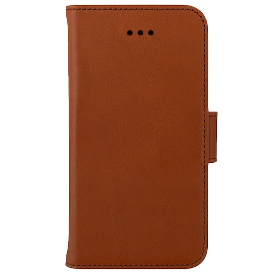 La Vie iPhone 5, SE plånboksfodral (bärnstensbrun)