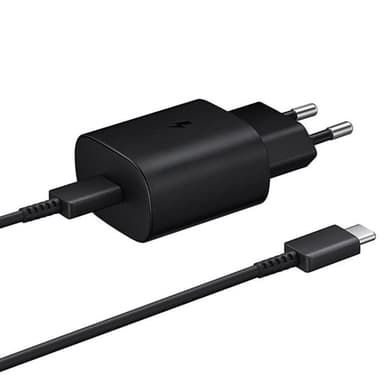 Samsung Super Fast väggladdare 25W med 1m-kabel (svart)