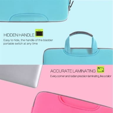 Datorväska med handtag 13,3" - Rosa