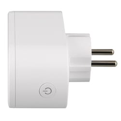 DELTACO SMART HOME WiFi strömbrytare 2xCEE 7/3, 13A med energiövervakning