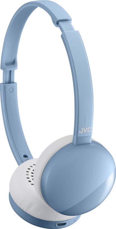 JVC S22 trådlösa on ear-hörlurar (blå)