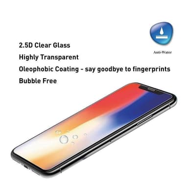Skärmskydd iPhone XS Max Härdat glas 2-pack